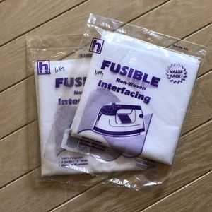 NWT 2. packs of HTC fusible non-woven interfacing